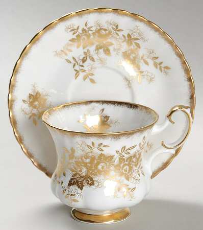 Antoinette Footed Demitasse Cup & Saucer Set
