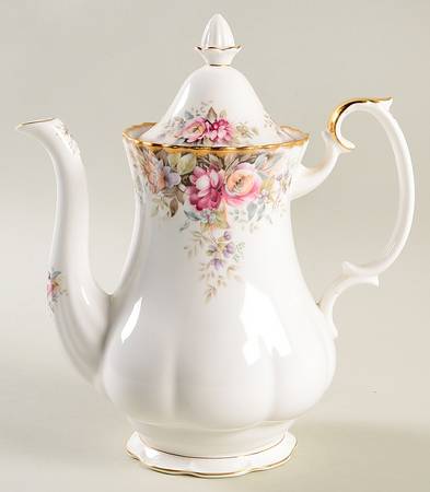 Autumn Roses Coffee Pot & Lid