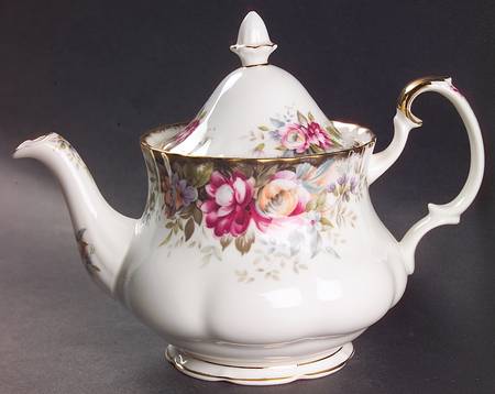 Autumn Roses Mini Teapot & Lid