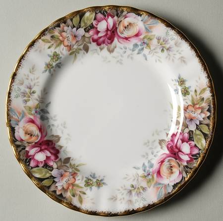 Autumn Roses Bread & Butter Plate