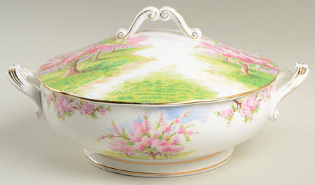 Blossom Time Round Covered Vegetable by Royal Albert