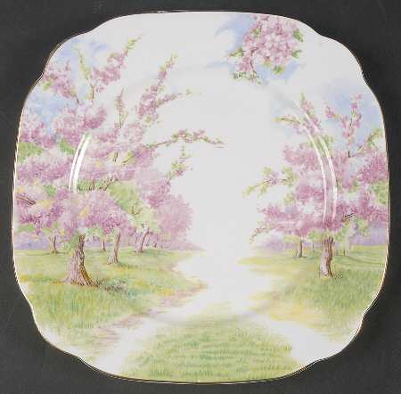 Blossom Time Luncheon Plate