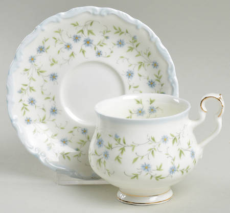 Caroline Footed Demitasse Cup & Saucer Set