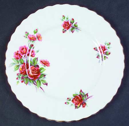 Centennial Rose Dessert/Pie Plate