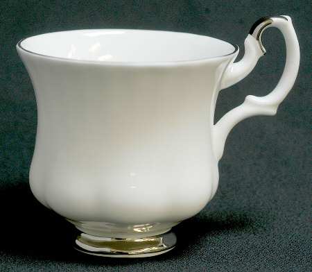 Chantilly Platinum Footed Demitasse Cup by Royal Albert