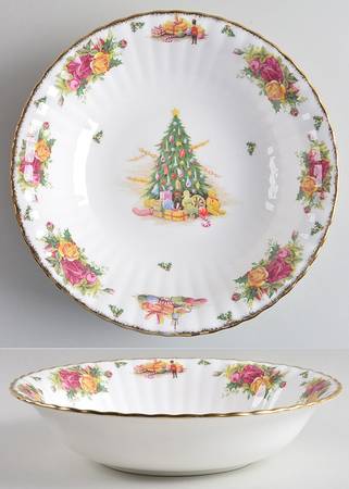 Christmas Magic 9" Round Vegetable Bowl