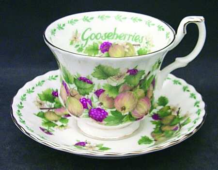 Covent Gardens Footed Cup & Saucer Set