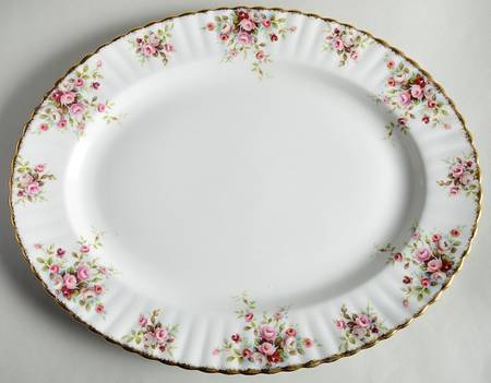 Cottage Garden 15" Oval Serving Platter