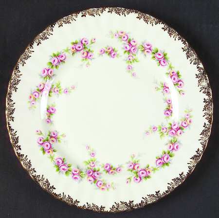 Dimity Rose Salad Plate