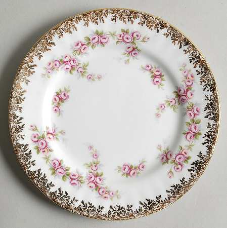 Dimity Rose Dessert/Pie Plate