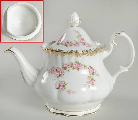 Dimity Rose Teapot & Lid