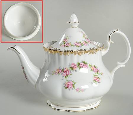 Dimity Rose Teapot & Lid