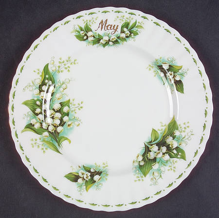 Flower of The Month (Newer, Montrose) Salad Plate