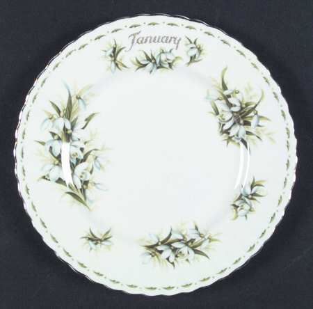 Flower of The Month (Newer, Montrose) Salad Plate