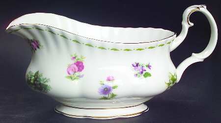 Flower of The Month (Newer, Montrose) Gravy Boat