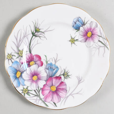 Flower of The Month (Older, Hampton) Bread & Butter Plate
