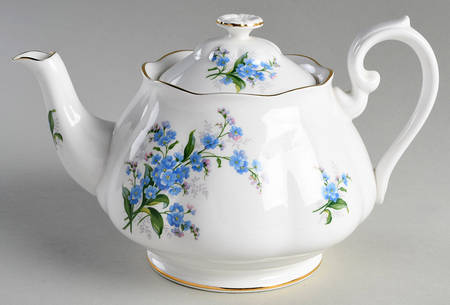 Forget Me Not Teapot & Lid