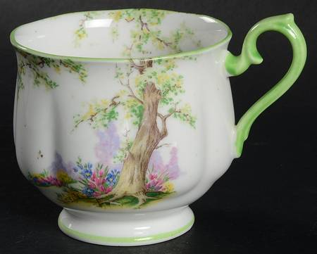 Greenwood Tree (Green Trim) Snack Cup