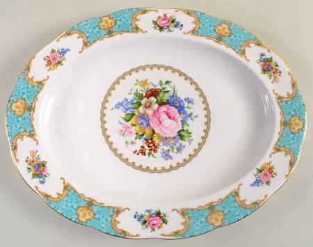 Lady Ascot 13" Oval Serving Platter
