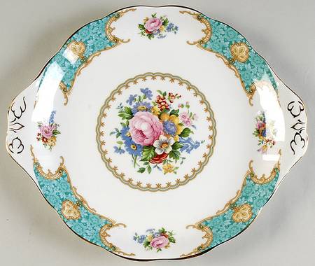 Lady Ascot Handled Cake Plate