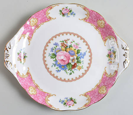 Lady Carlyle Handled Cake Plate