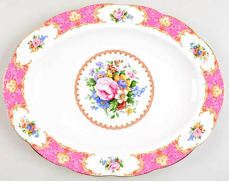 Lady Carlyle 13" Oval Serving Platter