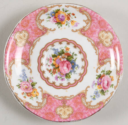 Lady Carlyle Saucer for Footed Demitasse Cup