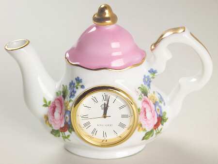 Lady Carlyle Mini Teapot Clock