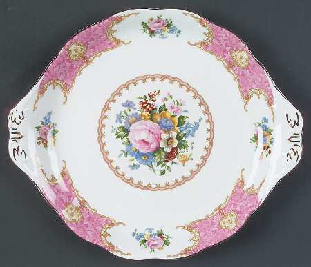 Lady Carlyle Handled Cake Plate