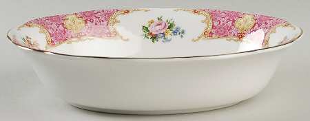 Lady Carlyle 9" Oval Vegetable Bowl