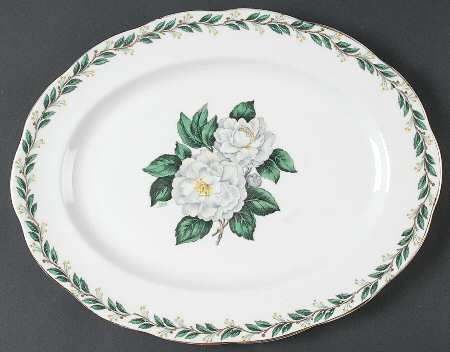 Lady Clare 12" Oval Serving Platter