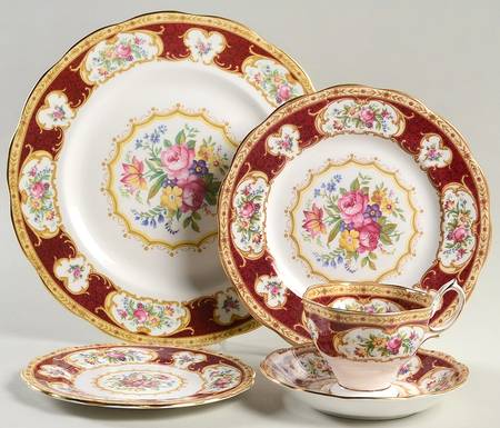 Lady Hamilton 5 Piece Place Setting