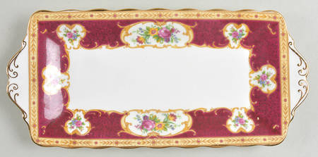 Lady Hamilton Tray for Creamer & Open Sugar