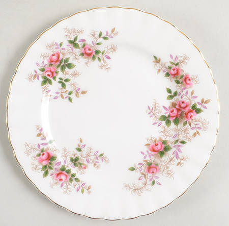 Lavender Rose Bread & Butter Plate by Royal Albert
