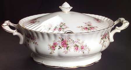 Lavender Rose Tureen & Lid