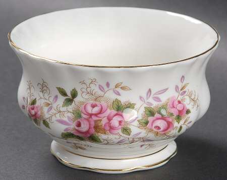 Lavender Rose Mini Open Sugar Bowl