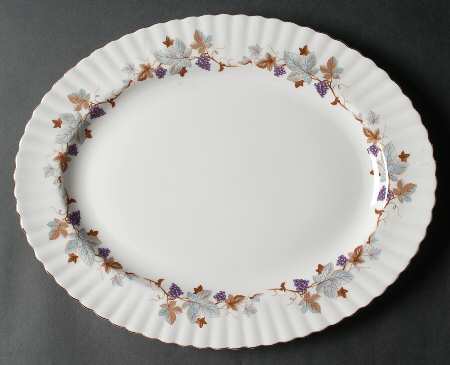 Lorraine 15" Oval Serving Platter