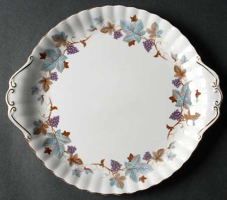 Lorraine Handled Cake Plate by Royal Albert