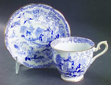 Mikado Footed Cup & Saucer Set