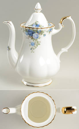 Moonlight Rose Coffee Pot & Lid