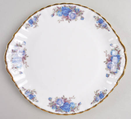 Moonlight Rose Handled Cake Plate
