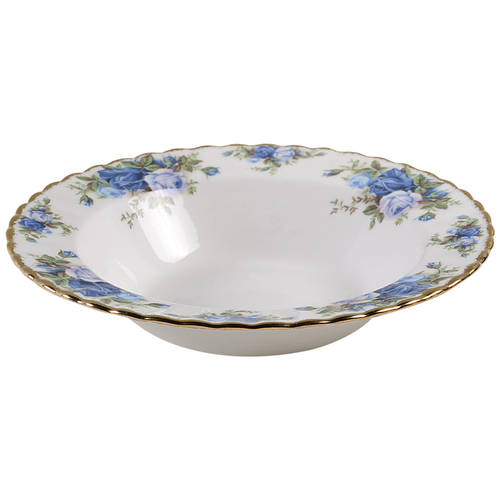Moonlight Rose Rim Soup Bowl