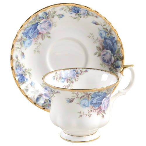 Moonlight Rose Footed Cup & Saucer Set