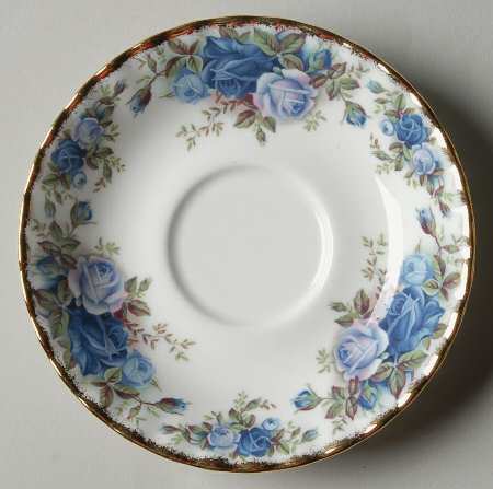 Moonlight Rose Saucer for Footed Cup