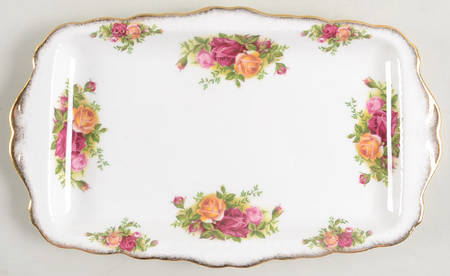 Old Country Roses Large Sandwich Tray