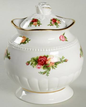 Old Country Roses Sugar Bowl & Lid