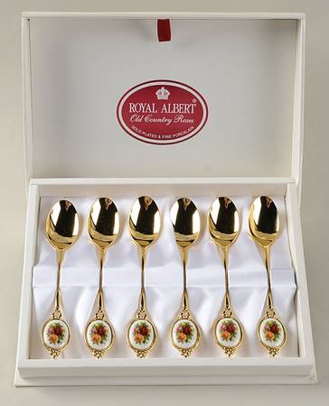 Old Country Roses Five O'Clock Spoon (Set of 6)