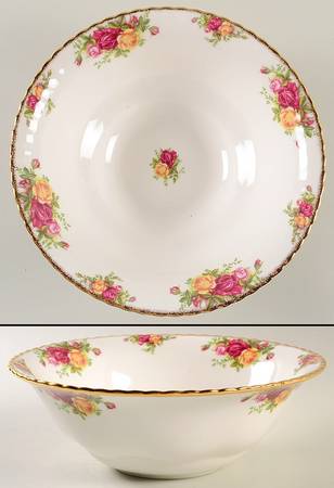 Old Country Roses 10" Round Vegetable Bowl by Royal Albert