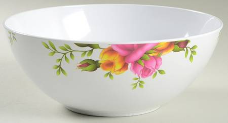 Old Country Roses 9" Round Melamine Serving Bowl