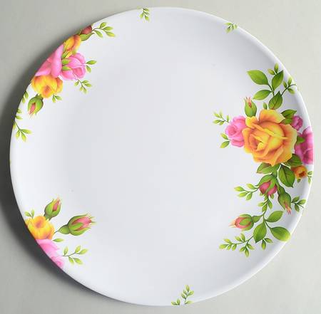 Old Country Roses 12" Melamine Chop Plate (Round Platter)